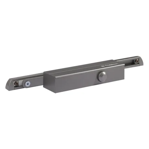 Доводчик ISPARUS 830 SLIDER (до 80кг) (графит) морозостойкий со скользящей тягой