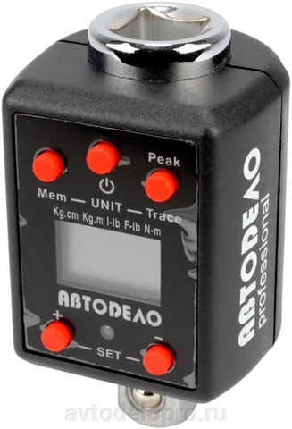 Ключ динамометрический цифровой 3/4" (50-500 Нм) АвтоДело