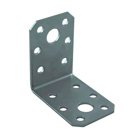 Уголок крепежный 50*50*35*2.0  цинк (100) Нора-М