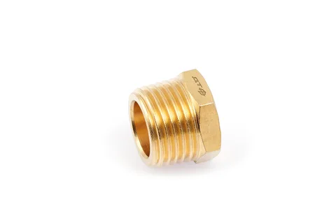 Переходник резьбовой латунный, "папа" 1/2"(M) × "мама" 1/4"(F) "ДТ"