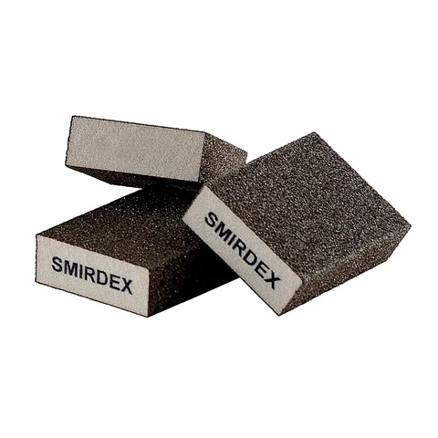 Абразивная губка SMIRDEX 920, 4х4, Fine, 100*70*25мм