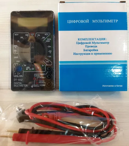 Мультиметр (тестер) DT-832. 41-В