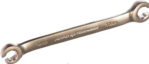 Ключ разрезной 10х11 мм "ДТ"  (5шт)