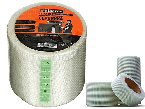 Серпянка (сетка малярная) 230мм*20м самоклеющаяся Fiberon. SMF225T/12