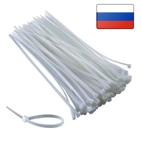 Хомут пластиковый 4,8х 300 бел. (уп.100 шт.)TORK