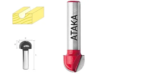 Фреза Атака пазовая галтельная D12,7/ф12/H9,5 =38168=