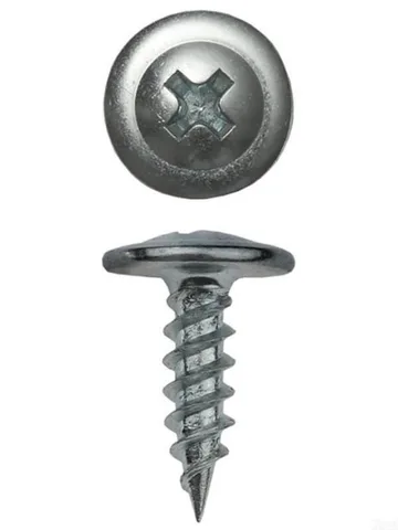 Саморез с прессшайбой 4,2x38 острый, оцинк. (250шт.) (12 уп.)