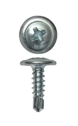 Саморез с прессшайбой 4,2x13 со сверлом, оцинк. (1000 шт.) (12 уп.)