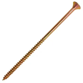 Саморез универсальный 6x100 желтый цинк потай (150 шт.) (6 уп.)