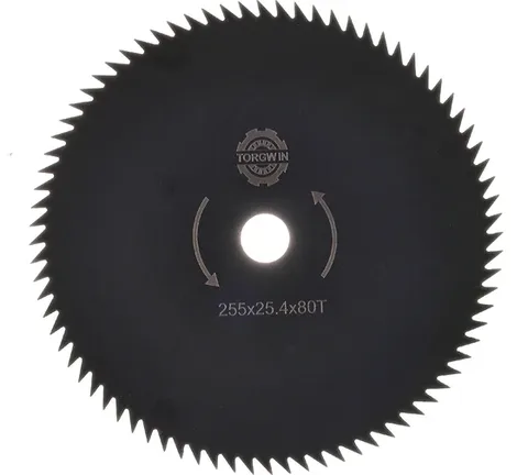 Нож для газонокосилки 80-и лопастной  255*25,4*1,4