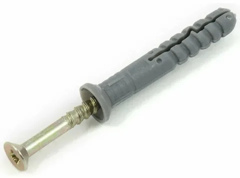 Дюбель-гвоздь SM-L 8* 80 потайной бортик (750 шт.) SV PREMIUM