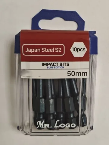 Насадка (бита) Mr.Logo 50PZ2 Impact.(S2) JAPAN PC Box (10 шт)