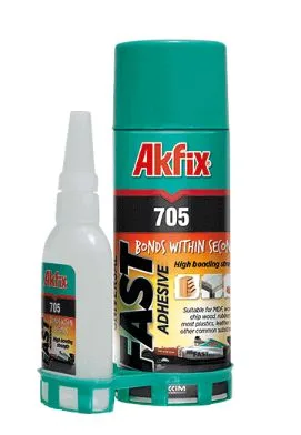 Клей экспресс склеивания двухкомпонентный 65гр. Akfix